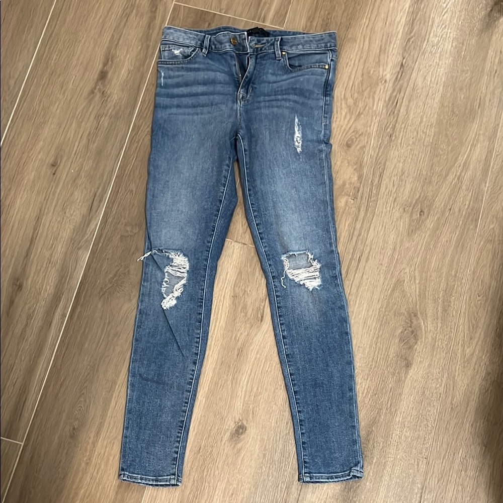 Sanctuary Denim Classic Blue Distressed Women's Jeans Size 26